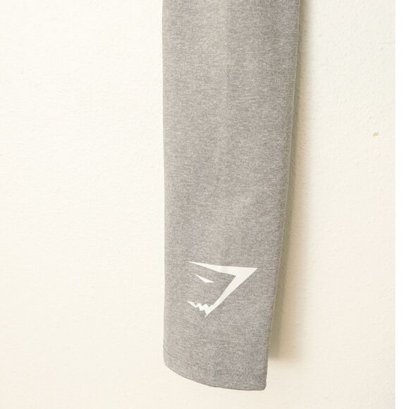 Gymshark Womens Ark Jersey Leggings M/L Gray Skinny Slim Elastic Waist B83 - Picture 4 of 5